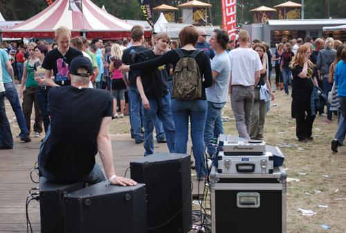 Sfeerfoto Dauwpop 2009 (donderdag 21 mei)