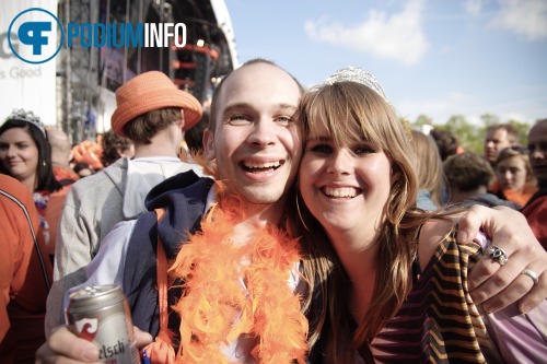 Sfeerfoto Koninginnedag Amsterdam 2010 - vrijdag 30 april
