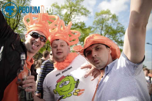 Sfeerfoto Koninginnedag Amsterdam 2010 - vrijdag 30 april