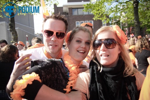 Sfeerfoto Koninginnedag Amsterdam 2010 - vrijdag 30 april