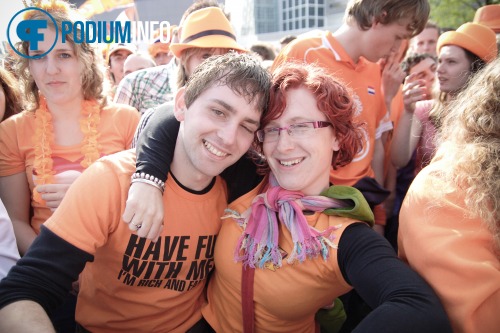 Sfeerfoto Koninginnedag Amsterdam 2010 - vrijdag 30 april