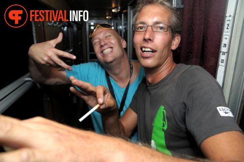 Sfeerfoto Sziget 2009 - treinreis