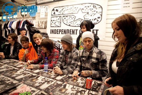 Sfeerfoto Bring me The Horizon - 21/01 - Independent Outlet