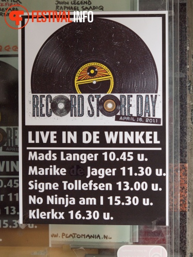 Sfeerfoto Record Store Day Apeldoorn - zaterdag 16 april 2011