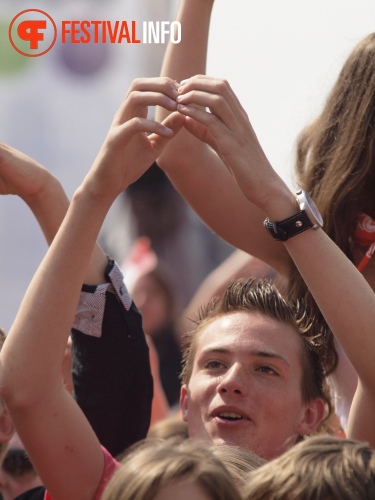 Sfeerfoto Koninginnedag Museumplein - zaterdag 30 april 2011