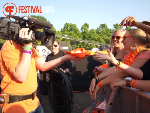 Sfeerfoto Koninginnedag Museumplein - zaterdag 30 april 2011