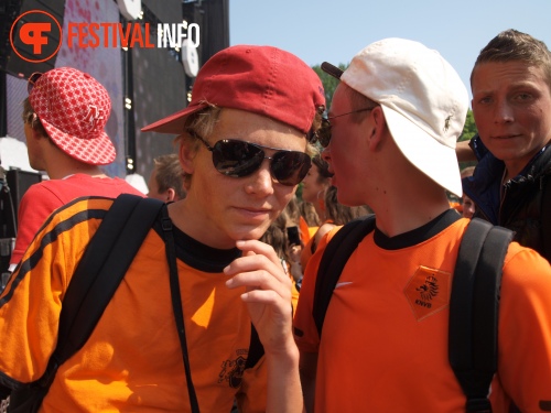 Sfeerfoto Koninginnedag Museumplein - zaterdag 30 april 2011