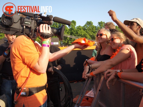 Sfeerfoto Koninginnedag Museumplein - zaterdag 30 april 2011