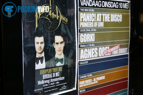 Sfeerfoto Panic At The Disco - 10/5 - Melkweg