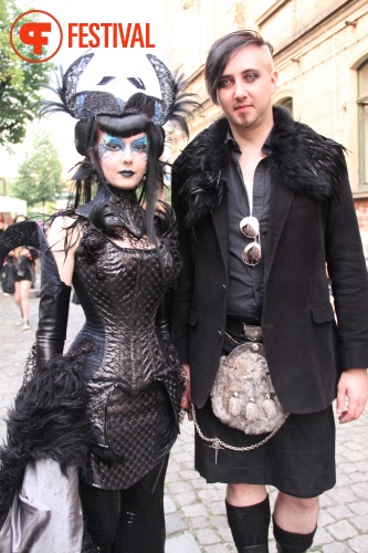 Sfeerfoto Wave-Gotik-Treffen - maandag 13 juni 2011