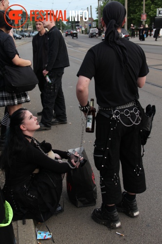Sfeerfoto Wave-Gotik-Treffen - maandag 13 juni 2011
