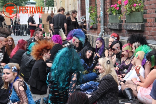 Sfeerfoto Wave-Gotik-Treffen - maandag 13 juni 2011