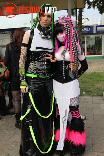 Sfeerfoto Wave-Gotik-Treffen - maandag 13 juni 2011