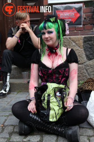 Sfeerfoto Wave-Gotik-Treffen - maandag 13 juni 2011