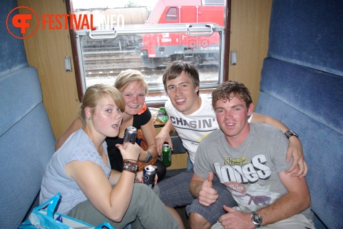 Sfeerfoto 3FM Sziget A-train - vrijdag 5 augustus