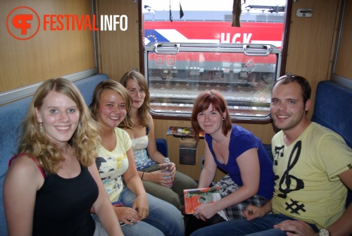 Sfeerfoto 3FM Sziget A-train - vrijdag 5 augustus