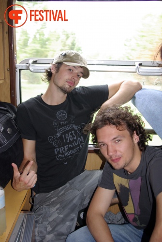 Sfeerfoto 3FM Sziget A-train - vrijdag 5 augustus