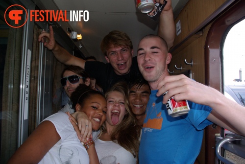 Sfeerfoto 3FM Sziget A-train - vrijdag 5 augustus