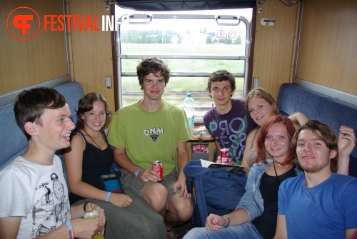 Sfeerfoto 3FM Sziget A-train - vrijdag 5 augustus