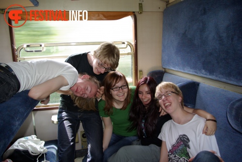 Sfeerfoto 3FM Sziget A-train - vrijdag 5 augustus