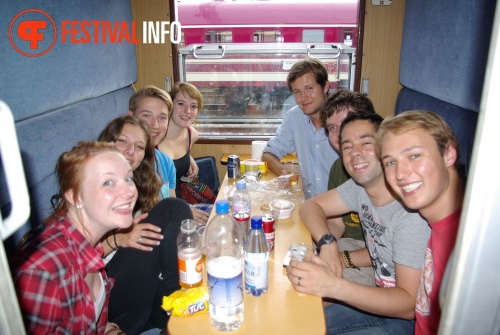 Sfeerfoto 3FM Sziget A-train - vrijdag 5 augustus
