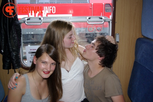 Sfeerfoto 3FM Sziget A-train - vrijdag 5 augustus