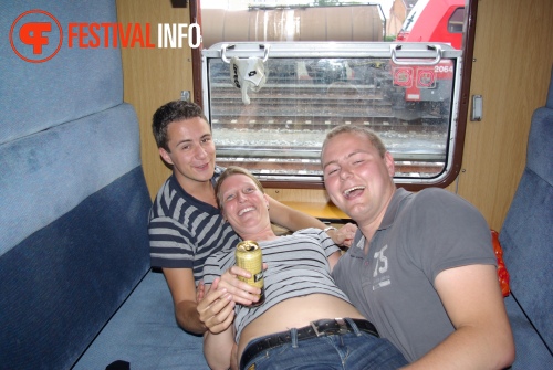 Sfeerfoto 3FM Sziget A-train - vrijdag 5 augustus