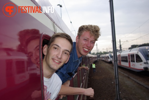 Sfeerfoto 3FM Sziget A-train - vrijdag 5 augustus