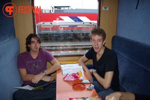 Sfeerfoto 3FM Sziget A-train - vrijdag 5 augustus