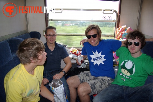 Sfeerfoto 3FM Sziget A-train - vrijdag 5 augustus