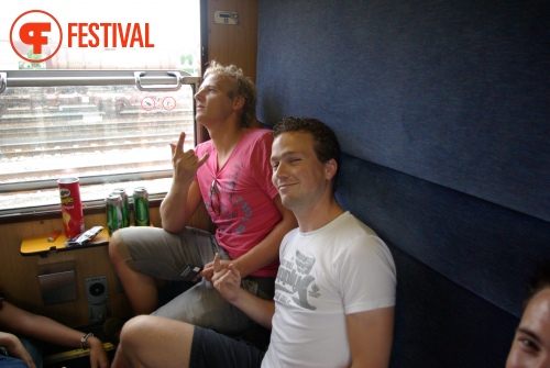 Sfeerfoto 3FM Sziget A-train - vrijdag 5 augustus