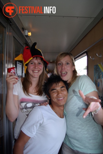 Sfeerfoto 3FM Sziget A-train - vrijdag 5 augustus