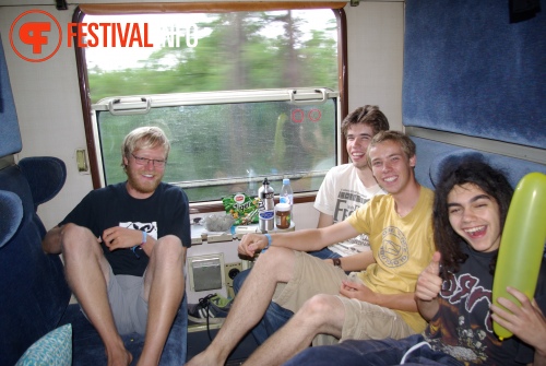 Sfeerfoto 3FM Sziget A-train - vrijdag 5 augustus