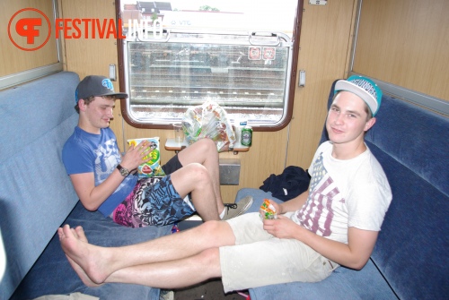 Sfeerfoto 3FM Sziget A-train - vrijdag 5 augustus
