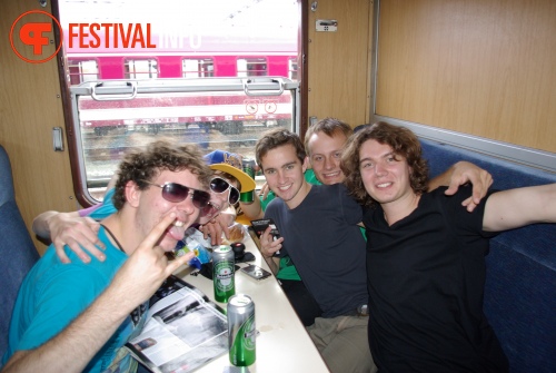 Sfeerfoto 3FM Sziget A-train - vrijdag 5 augustus