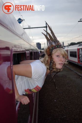 Sfeerfoto 3FM Sziget A-train - vrijdag 5 augustus
