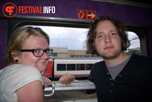 Sfeerfoto 3FM Sziget A-train - vrijdag 5 augustus