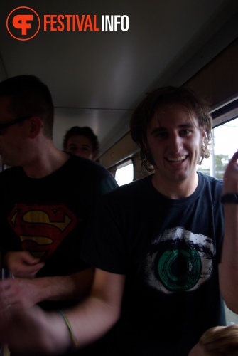 Sfeerfoto 3FM Sziget A-train - vrijdag 5 augustus