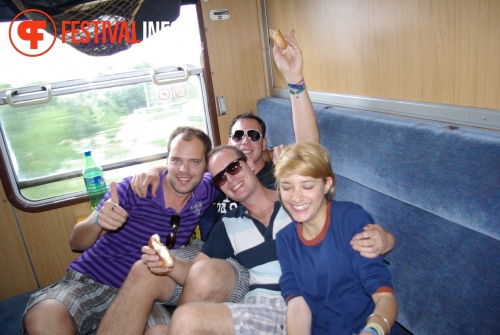 Sfeerfoto 3FM Sziget A-train - vrijdag 5 augustus