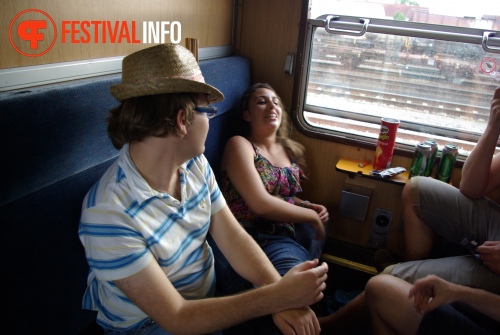 Sfeerfoto 3FM Sziget A-train - vrijdag 5 augustus