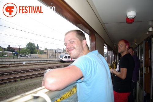 Sfeerfoto 3FM Sziget A-train - zondag 15 augustus