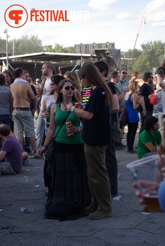 Sfeerfoto Sziget - zondag 14 augustus 2011