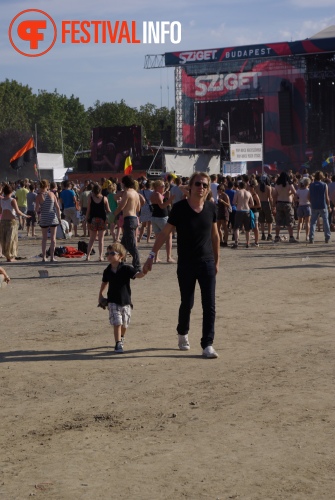 Sfeerfoto Sziget - zondag 14 augustus 2011