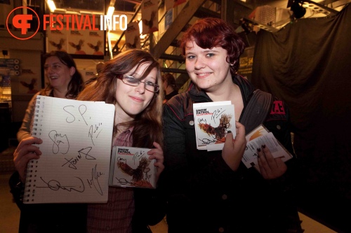 Sfeerfoto Snow Patrol Signeersessie - 10/11 - FAME Megastore