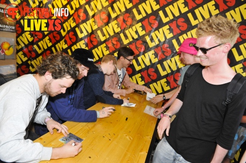 Sfeerfoto Pinkpop 2013 - Signeersessies - dag 3