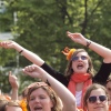 Sfeerfoto Koninginnedag Museumplein - zaterdag 30 april 2011