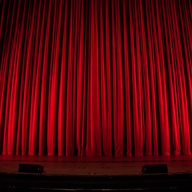 Theater doek gordijn