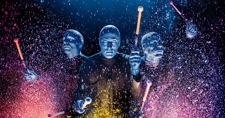 Group Photo Blue Blue Man Group geeft zeven shows in Rotterdam | Nieuws op Podiuminfo