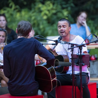 review: Dinand Woesthoff - 06/08 - Openluchttheater Amsterdamse Bos Dinand Woesthoff
