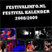 Festivalinfo kalender 2009